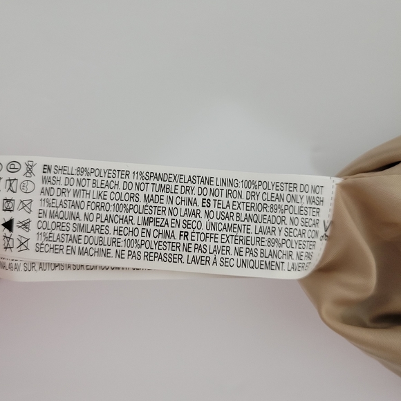 Forever 21 Micro Suede / Faux Suede Tan Beige Mini Skirt Size M Lightweight - Picture 5 of 8